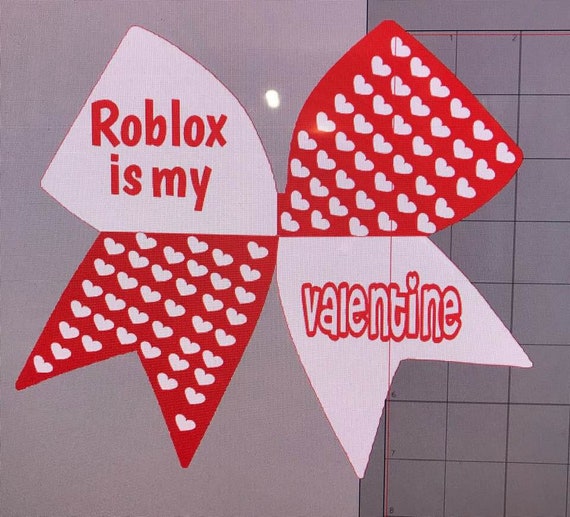 Valentine S Day Cheer Bows Sorry Boys Roblox Cupid Etsy - cheerleader skirt roblox
