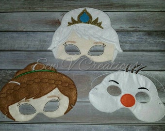 Frozen Inspired Masks