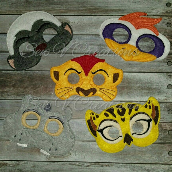 Lion Guard Inspired Masks