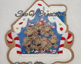 Personalized Gingerbread House Christmas Ornament