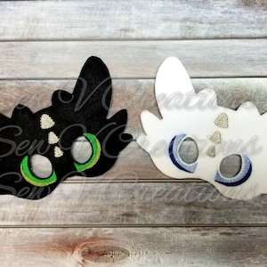 Toothless Inspired Mask Nightfury, Lightfury