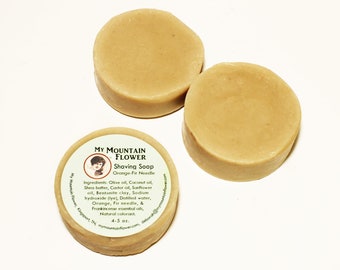 Natural Cedarwood Patchouli Essential Oil Shaving Soap