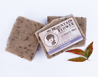 Handmade Lavender Goat Milk Soap: Calming Essential Oil Bar