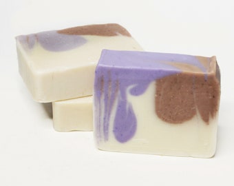 Natural Lavender Patchouli Shea Butter Essential Oil Soap