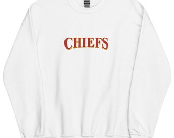 Embroidered CHIEFS Crewneck Sweatshirt