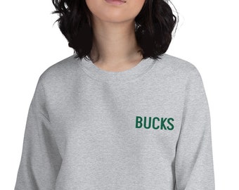 Embroidered BUCKS Crewneck Sweatshirt