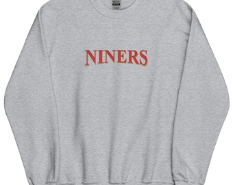 Embroidered NINERS Crewneck Sweatshirt