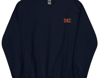 Embroidered OKC Crewneck Sweatshirt