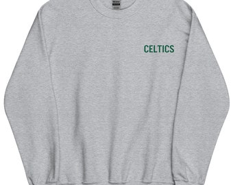 Embroidered CELTICS Crewneck Sweatshirt