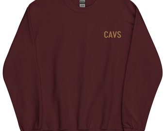 Embroidered CAVS Crewneck Sweatshirt