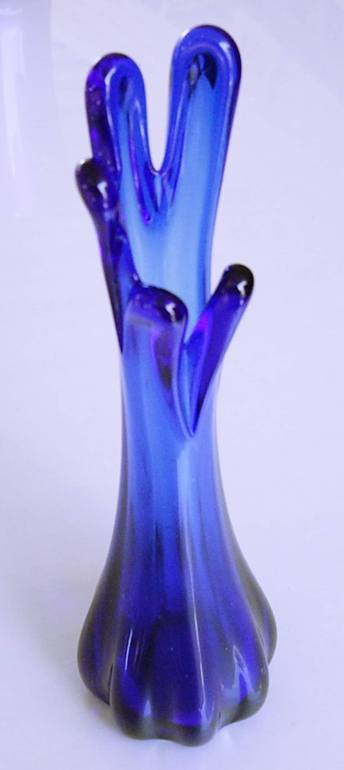 cobalt blue vase