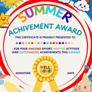 ADHD Zomerstructuursysteem voor kinderen, printbare activiteitenplanner voor kinderen, visuele routinebundel