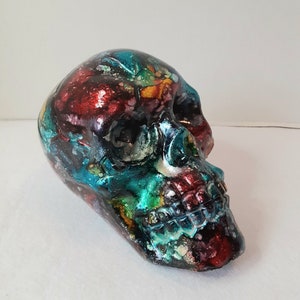 Cosmic  Skull, Human skull, plastic skull,Halloween skull, Halloween prop
