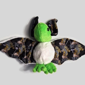 Pluche Bat Frankenstein Halloween knuffel afbeelding 6