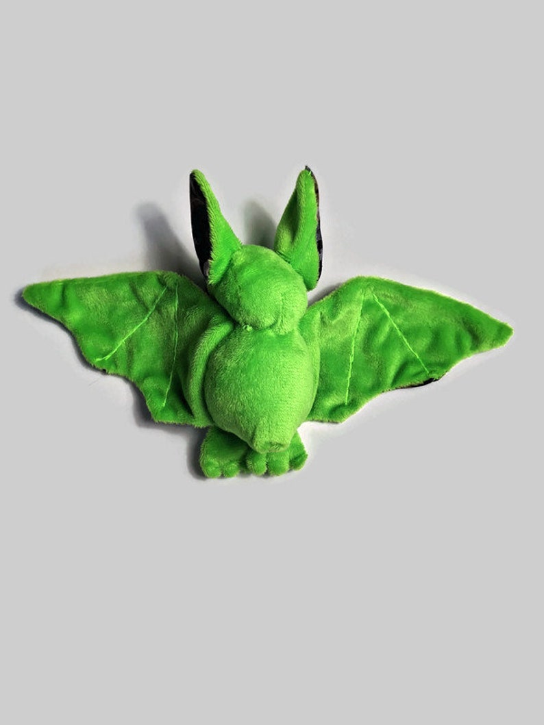 Pluche Bat Frankenstein Halloween knuffel afbeelding 5