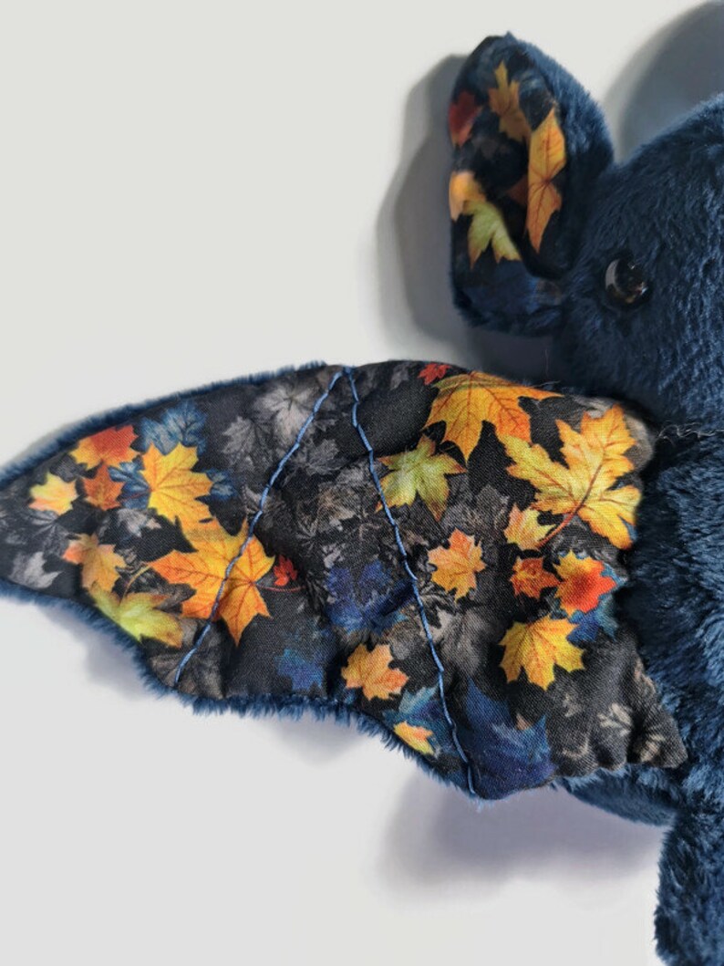 Peluche chauve-souris feuilles d'automne jouet en peluche d'Halloween image 3