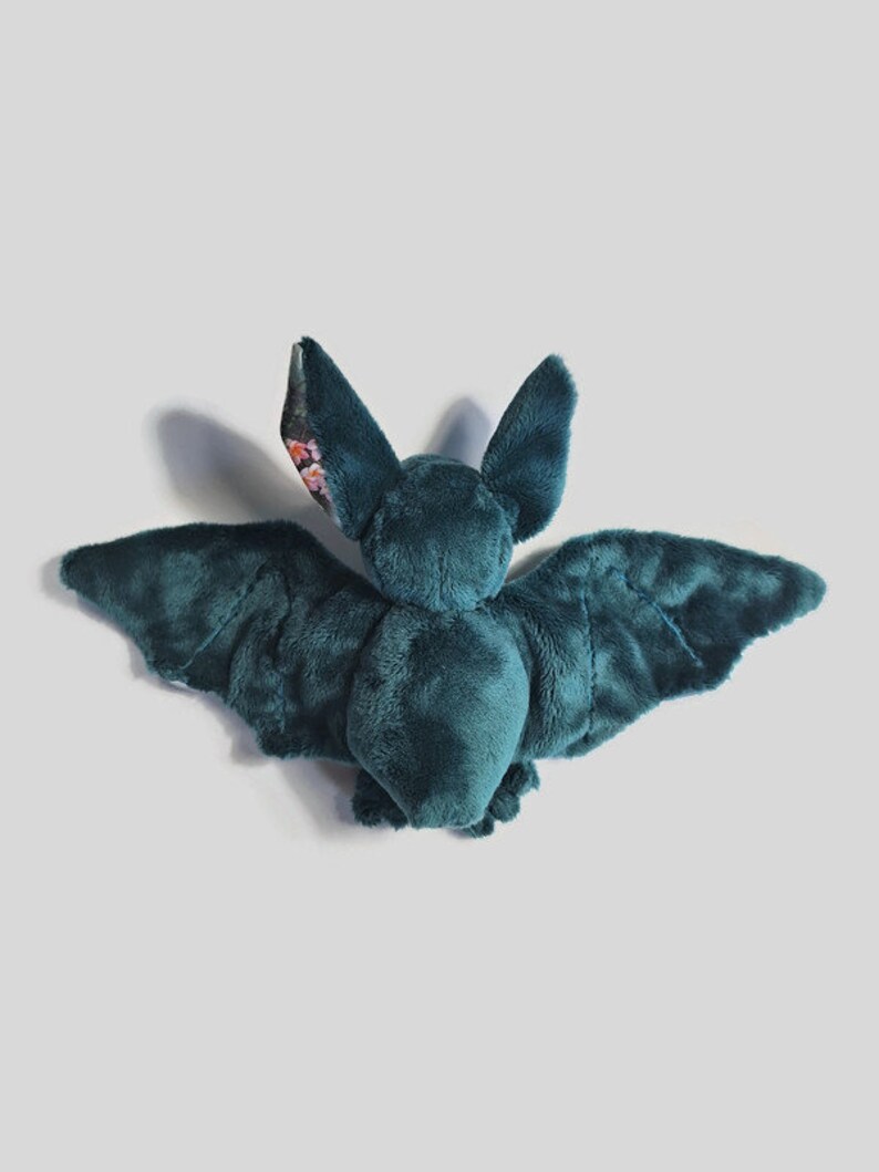 Plush Bat Flower Swirl Halloween Stuffed Toy image 6