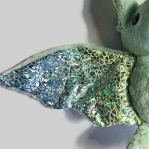 Pluche Bat Mint Sparkle Halloween-knuffel afbeelding 3