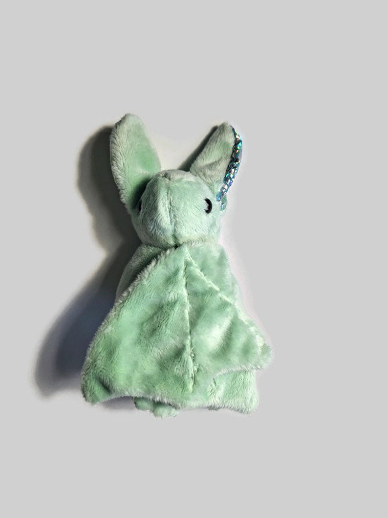 Pluche Bat Mint Sparkle Halloween-knuffel afbeelding 5