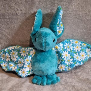 Plush Bat Daisy Flowers  Halloween Stuffed Toy