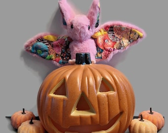 Pluche Bat Donut Halloween knuffel