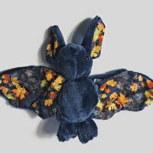 Peluche chauve-souris feuilles d'automne jouet en peluche d'Halloween image 2