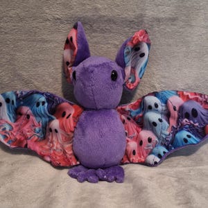 Plush Bat Ghost Halloween Stuffed Toy