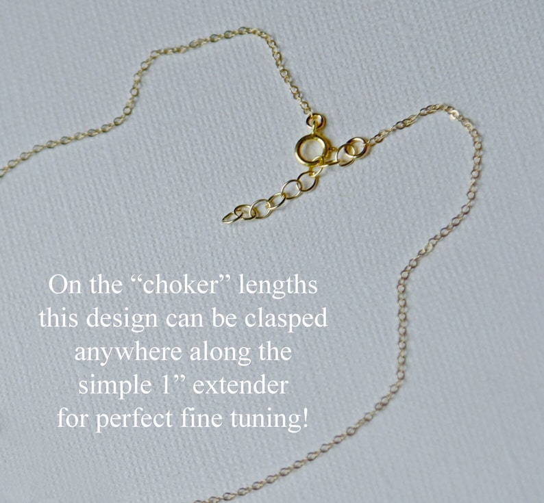 Elegant CZ Necklace Dainty Cubic Zirconia Solitaire Layering Necklace Tiny Link or Pendant CZ Gold, Silver, Rose Gold, CM_80 imagem 7