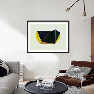 Abstract composition 774 abstract geometric minimalism architecture 84 x 60 cm A1 Limited edition image 2