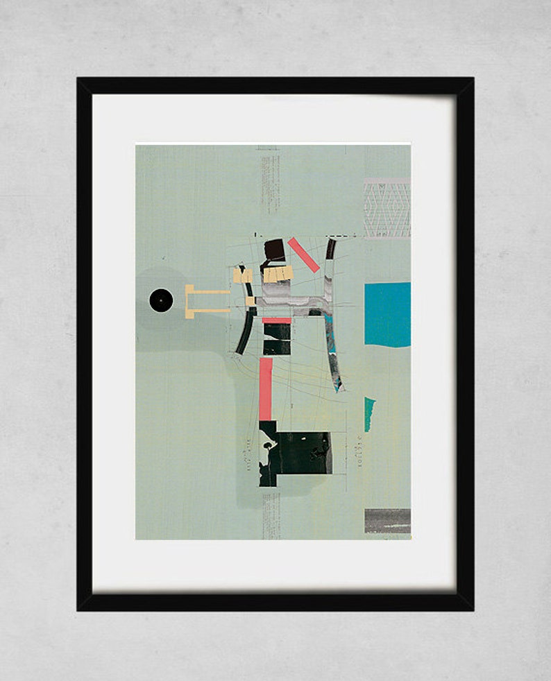 Abstract collage, Abstract composition 57 image 2