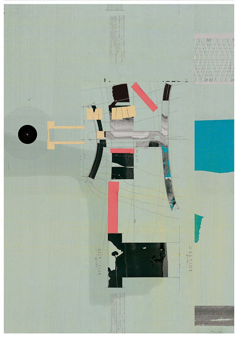 Abstract collage, Abstract composition 57 image 1