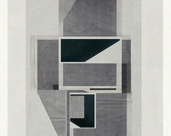 Mid Century Wall Art, Architectural Print, Geometric Art, Modern Art, Minimalist Art, Geometric Print - Limited edition (20)