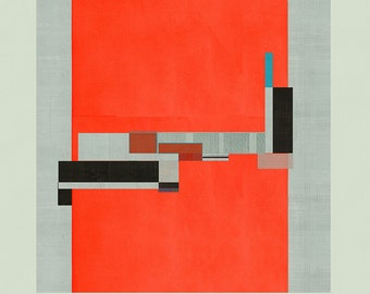 Abstract composition 868 - contemporary art - abstract geometric - 100 x 100 cm - Limited edition