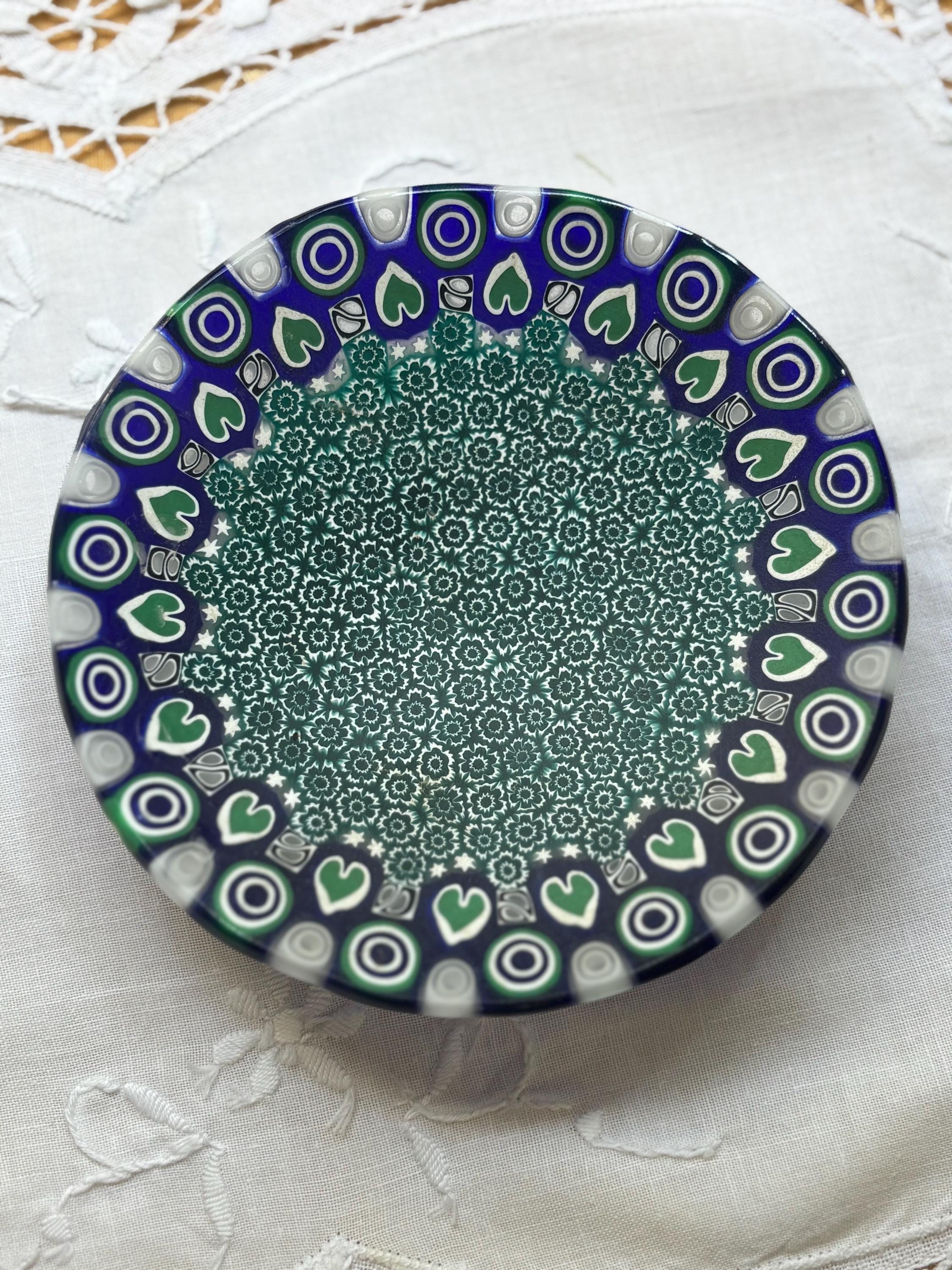 Murano Glass Millefiori Dish - Etsy
