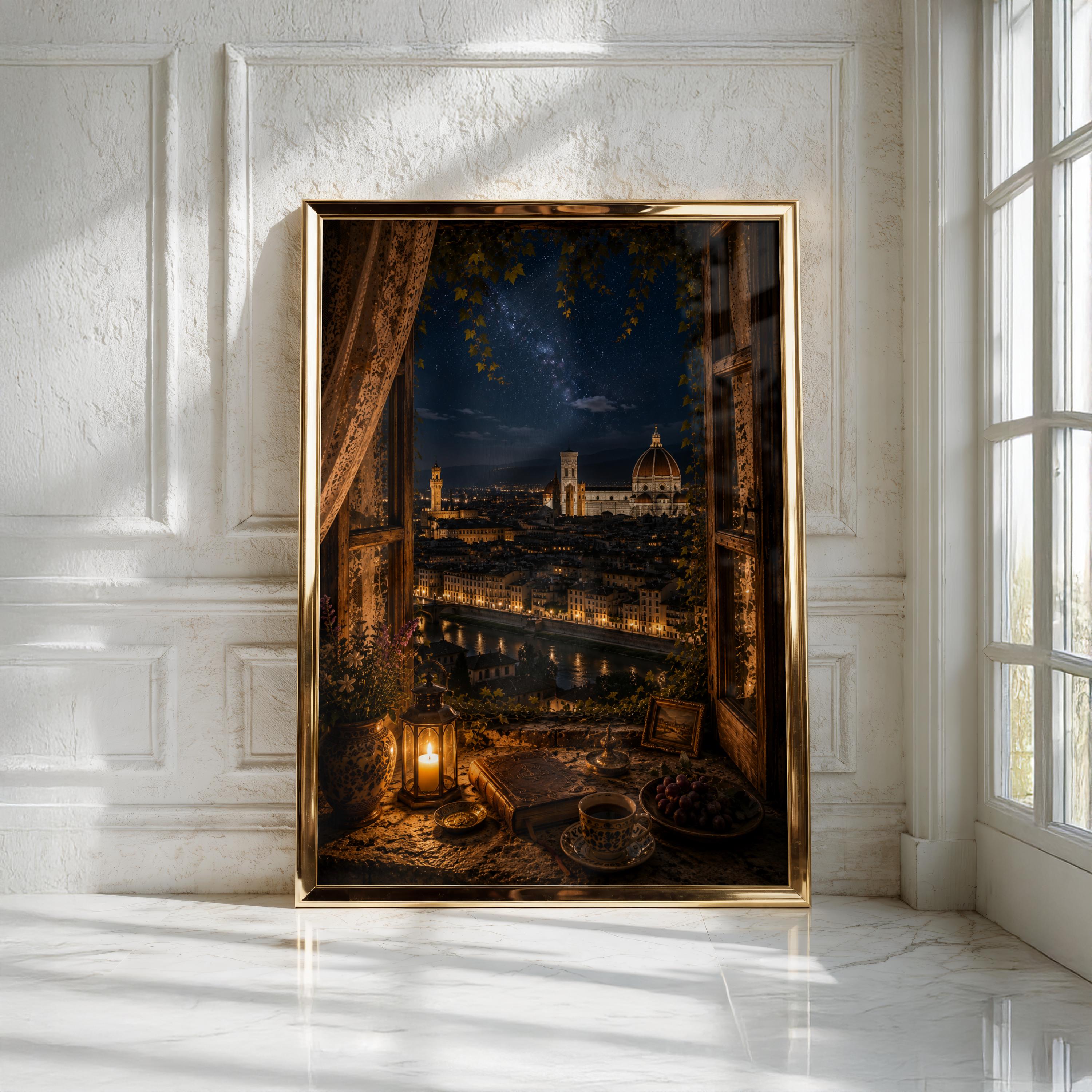 Florence italy window view - Etsy 日本