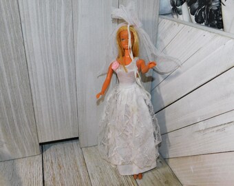 barbie bride dress