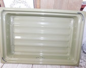 Enamel Pan, Avacodo Green Enamel, Fridge Enamel Pan, Enamel Pan, Vintage Pans, Vintage Kitchen Decor, Vintage Kitchen, )s