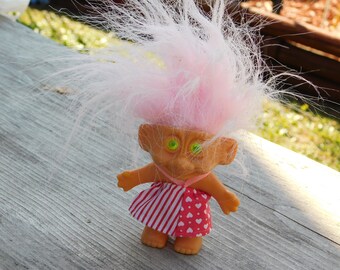 little trolls with crazy hair