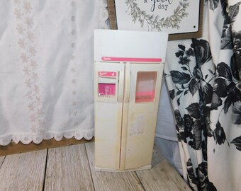 barbie fridge with food