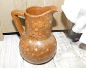 Pottery Pitcher or Creamer, Vintage Pottery, Vintage Pitcher, Country Decor, Farm house Decor, Home Decor, Vintage Home Decor, Prop
