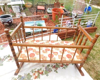 vintage jenny lind cradle