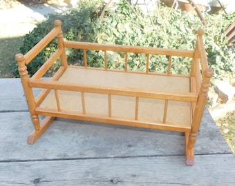 little colorado wooden doll cradle