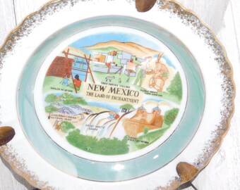 New Mexico Mini Souvenir Ashtray Set