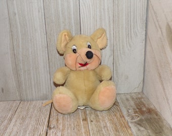Mouse Plush Small Plushland Mouse, Plush Mouse, Stuffed Toy Mouse, Vtg Toys, Childhood Memories, Gift, Prop, Daysgonebytreasures *y