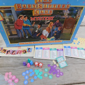 Babysitter Club Game Pieces, Vintage Game Replacement Pieces, Crafts, Daysgonebytreasures *y