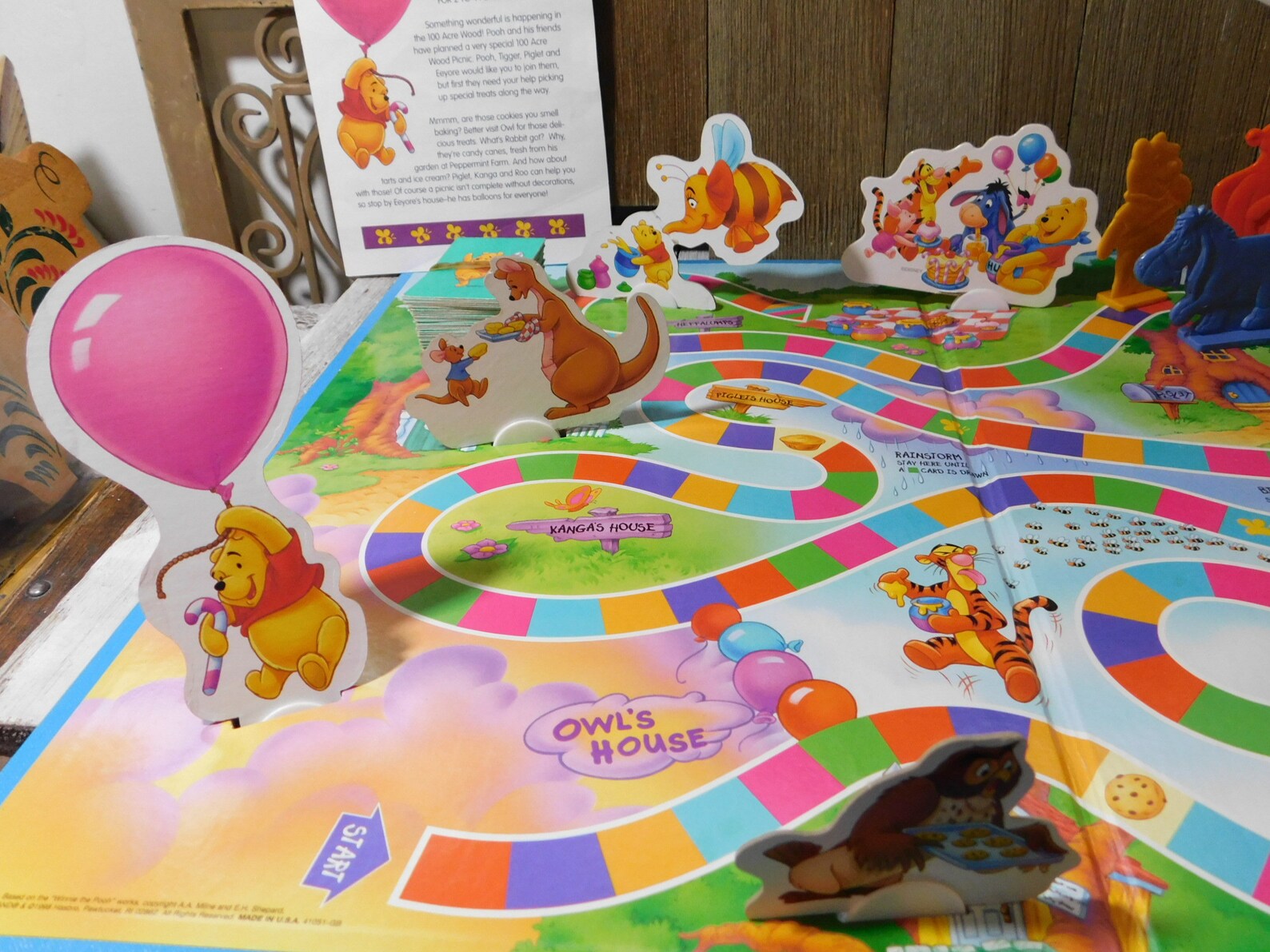 Winnie Pooh Candy Land 100 Acre Wood Picnic Edition Vintage Etsy