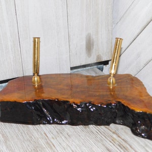 Rustic Log Wood Double Pen Holder, Vintage Pen Holder, Vintage Office Décor, Vintage Home Décor, Cabin Décor, Daysgonebytreasures *y