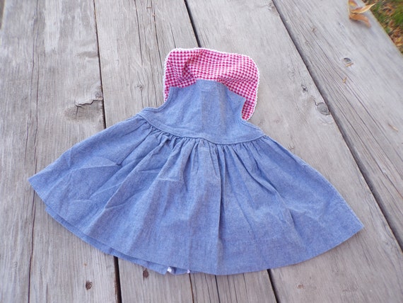 Vtg Debut Girls Dress, Girls Sleeveless Dress, Bl… - image 6