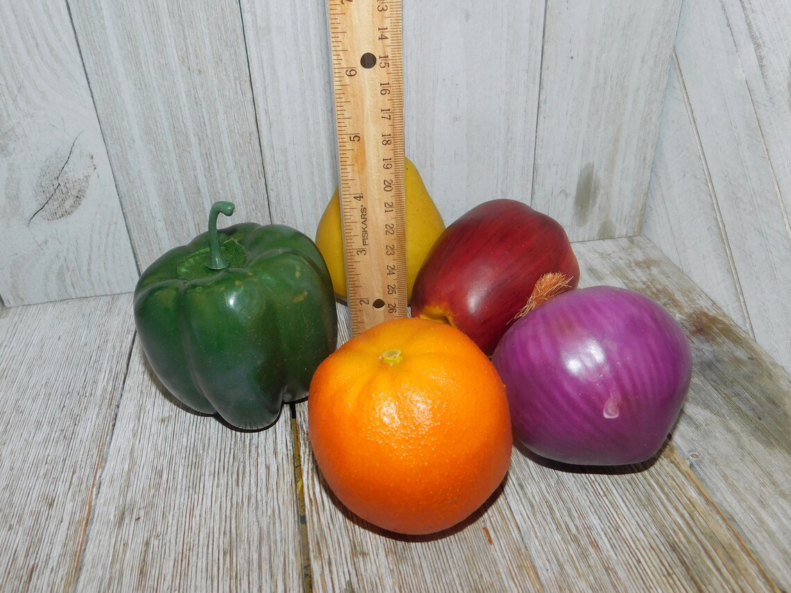 Imitation Mixed Fruit and Vegetables Bowl Fillers Great for Etsy