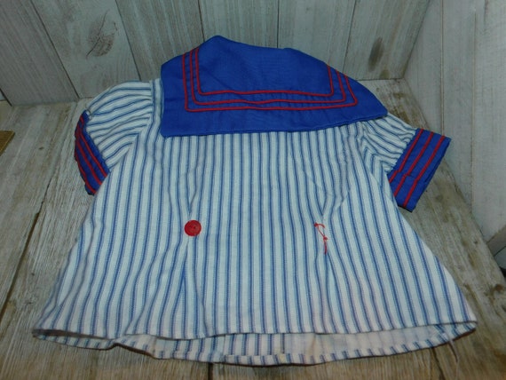 Vintage Baby Boy Sailor Outfit Top, Vintage Baby … - image 2